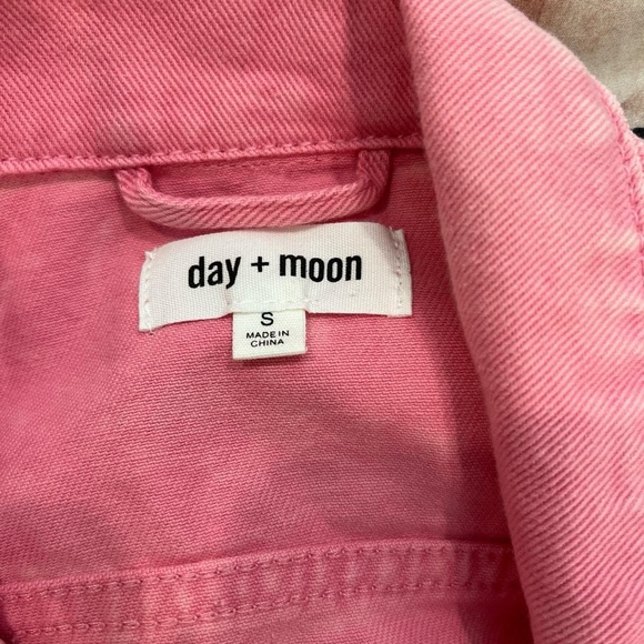 pink denim jacket - Picture 2 of 2